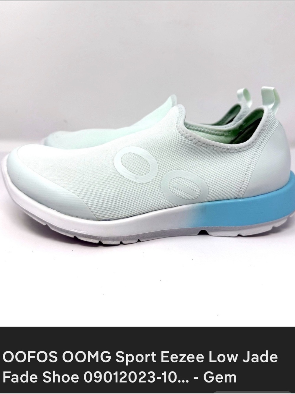 New OOFOS Slip-On Sneakers in ice fade size 8
